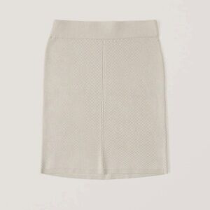 Abercrombie & Fitch Ribbed Sweater Mini Skirt